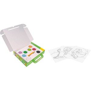 JOVI Bastelset Play & Fun Sand Painting Kit Dinosaurs mehrfarbig