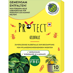PROTECT Fliegenfänger Gelbfalle gelb, 10 St.