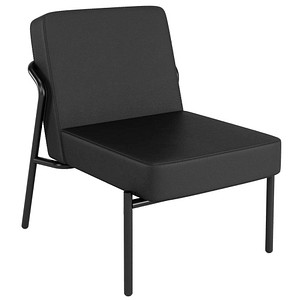 medso powered by PAPERFLOW Sessel MEDSO S schwarz Kunstleder 58,0 x 74,3 x 38,0 cm, 1 St.