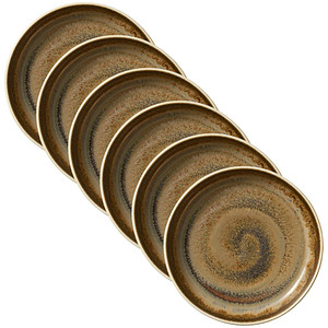 HEART & SOUL Suppenteller Perfect Match Cumin hellbraun Ø 21,0 cm, 6 St.