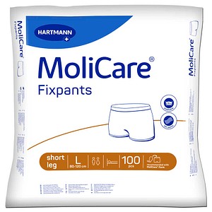 HARTMANN Fixierhose MoliCare® short leg L für Frauen und Männer, 100 St.