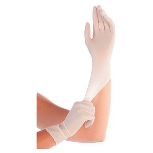 HYGOSTAR unisex Einmalhandschuhe ELASTIC weiß Größe L 100 St.