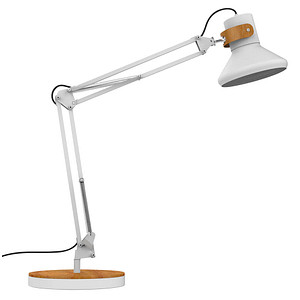 unilux BAYA BAMBOO LED Schreibtischlampe weiß/bambus 12,6 W