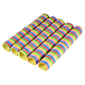PAPSTAR Luftschlangen Stripes bunt 10 St.