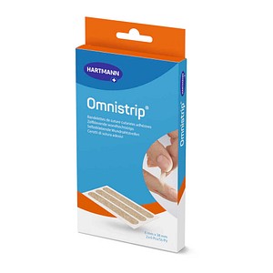 HARTMANN Klammerpflaster Omnistrip® 5400102 beige 0,6 x 3,8 cm, 12 St.