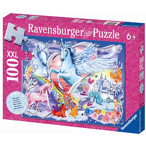 Ravensburger XXL Die schönsten Einhörner Puzzle, 100 Teile