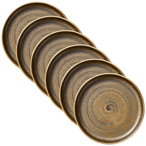 HEART & SOUL Suppenteller Perfect Match Cumin hellbraun Ø 24,0 cm, 6 St.