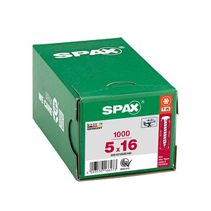 SPAX® Universalschrauben T20 Halbrundkopf WIROX 5 mm x 16 mm, 1000 St.