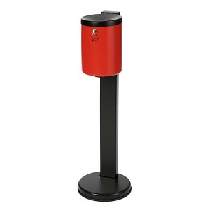 TKG Rondo Maxi Standaschenbecher rot abschließbar, 1 St.