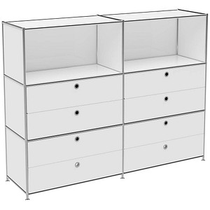 viasit Sideboard System4, 43640 weiß 152,9 x 40,4 x 118,2 cm, 1 St.