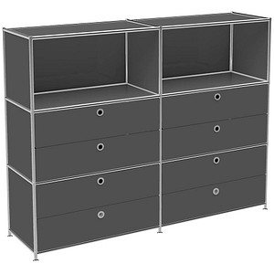 viasit Sideboard System4, 47483 anthrazit 152,9 x 40,4 x 118,2 cm, 1 St.