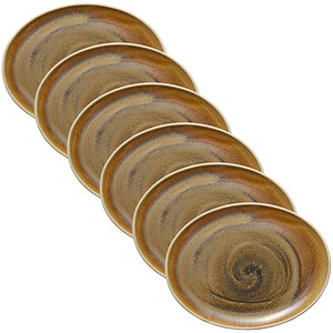 HEART & SOUL Servierplatten Perfect Match Cumin hellbraun 31,0 x 24,0 cm, 6 St.