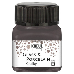 KREUL Chalky Porzellanfarben schwarz 20,0 ml
