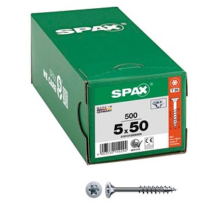 SPAX® Universalschrauben T20 Senkkopf WIROX 0191010500505 5 mm x 50 mm, 500 St.