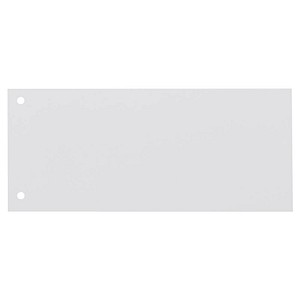 bene Trennstreifen weiß, 180 g/qm Karton 24,0 x 10,5 cm, 100 St.