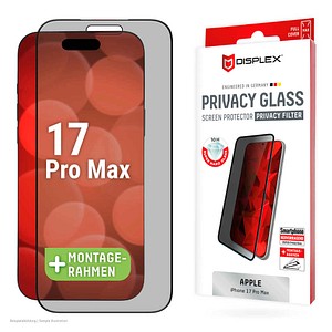 DISPLEX® Privacy Glass Display-Schutzglas für Apple iPhone 17 Pro Max