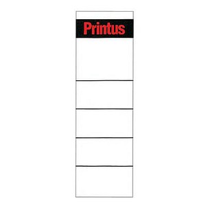 Printus Ordneretiketten weiß für 8,0  cm Rückenbreite, 10 St.