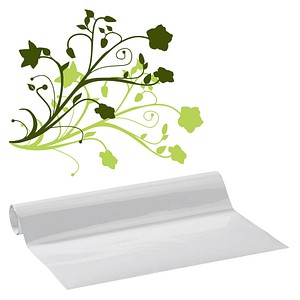 plottiX Vinylfolie permanent weiß 31,5 cm x 1,0 m,  1 Rolle