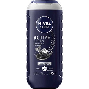 NIVEA MEN Active Clean 5in1 Duschgel & Shampoo 250 ml