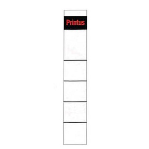 Printus Ordneretiketten weiß für 5,0 cm Rückenbreite, 10 St.