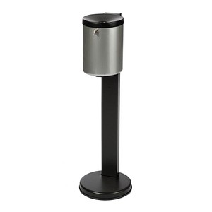 TKG Rondo Maxi Standaschenbecher silber abschließbar, 1 St.