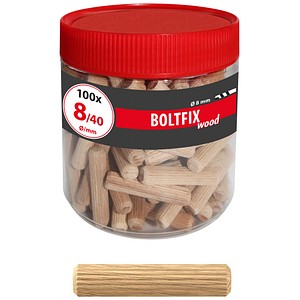 TOX BOLTFIX wood 015200141 Holzdübel Ø 8 mm x 40 mm, 100 St.