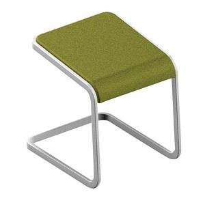 Quadrifoglio Büro-Sitzhocker C-STOOL OCSTOB01/2LDO grün, 1 St.