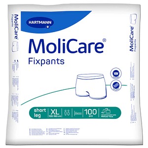 HARTMANN Fixierhose MoliCare® short leg XL für Frauen und Männer, 100 St.