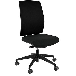 ORIGINAL STEIFENSAND Bürostuhl Eserio Stoff schwarz, Gestell schwarz