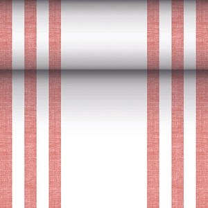PAPSTAR Tischläufer ROYAL Collection 88757 bordeaux, weiß 40,0 cm x 24,0 m, 1 Rolle
