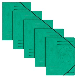 herlitz Eckspanner easy orga DIN A4 grün, 5 St.