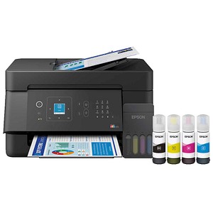 EPSON EcoTank ET-4900 4 in 1 Tintenstrahl-Multifunktionsdrucker schwarz