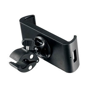 DURABLE Tablet-Halterung TOUGH CLAMP XL 894601 schwarz für Regale und Fahrwagen, Stangenhalterung