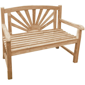 Garden Pleasure Gartenbank MARISA 940291 braun Holz 110,0 cm