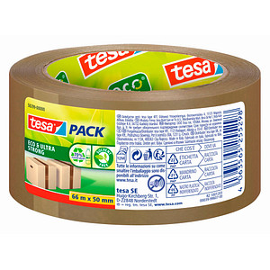 tesa Packband tesapack® Eco & Ultra Strong braun 50,0 mm x 66,0 m 1 Rolle
