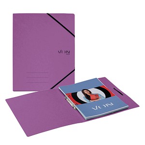 VON LEITZ Ringbuch 2-Ringe violett 2,5 cm DIN A4, 1 St.
