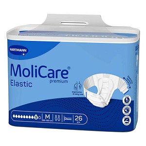 HARTMANN Inkontinenzhosen MoliCare® premium Elastic 9, M unisex für sehr schwere Inkontinenz, 26 St.