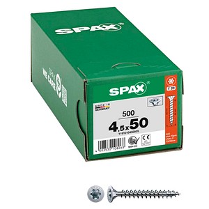 SPAX® Universalschrauben T20 Senkkopf WIROX 1191010450505 4,5 mm x 50 mm, 500 St.