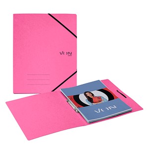 VON LEITZ Ringbuch 2-Ringe fuchsia 2,5 cm DIN A4, 1 St.
