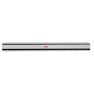 M + R Lineal 40,0 cm, silber