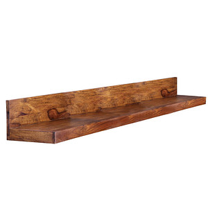 WOHNLING Wandboard sheesham 160,0 x 24,0 x 17,0 cm, 1 St.