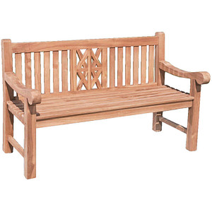 Garden Pleasure Gartenbank PANTAR 940289 braun Holz 120,0 cm