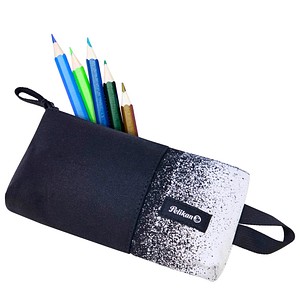 Pelikan Schlampermäppchen WOW Spotted schwarz/weiß, 16,0 x 21,5 cm