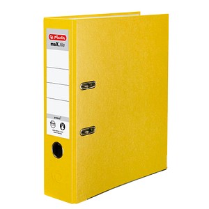 herlitz maX.file protect Ordner gelb Kunststoff 8,0 cm DIN A4 herlitz maX.file protect Ordner gelb Kunststoff 8,0 cm DIN A4