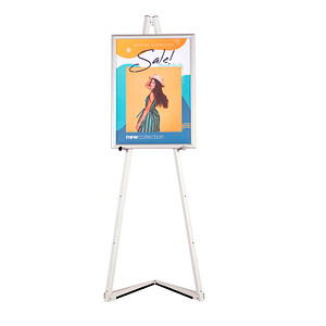 update displays Staffelei weiß 53,6 x 30,9 x 150,0 cm, 1 St.