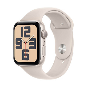 Apple Watch SE 44 mm (GPS) Sportarmband M/L  polarstern