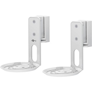 goobay Lautsprecher-Wandhalterung Modern Era 1 Flex weiß