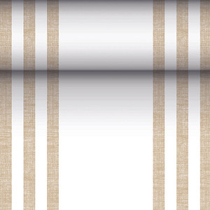 PAPSTAR Tischläufer ROYAL Collection 88756 sand, weiß 40,0 cm x 24,0 m, 1 Rolle