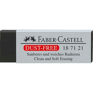 FABER-CASTELL Radiergummi PVC-FREE schwarz, 1 St.