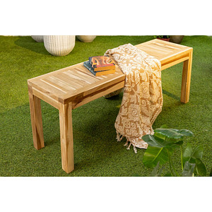 Garden Pleasure Gartenbank BIARO 940287 braun Holz 120,0 cm
